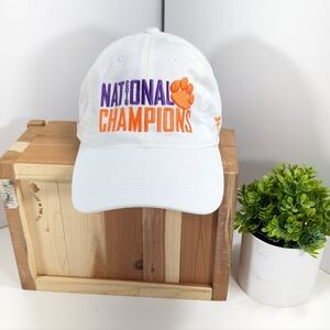 Clemson Tigers 2016 National Champions Licensed Fanatics Hat Adjustable White